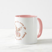 Puppy Love in Every Sip | Cute Dog Lover Mug マグカップ (正面右)