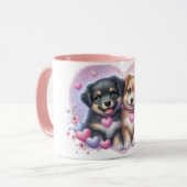 Puppy love Mug マグカップ (正面左)