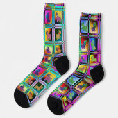 Puppy Love Multicolored ソックス (左)