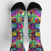 Puppy Love Multicolored ソックス (上部)