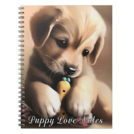 Puppy Love Notes - Notebook Journal ノートブック