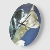 Puppy Love Wall Clock ラージ壁時計 (傾斜)