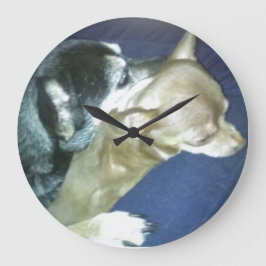 Puppy Love Wall Clock ラージ壁時計