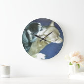 Puppy Love Wall Clock ラージ壁時計 (ホーム)