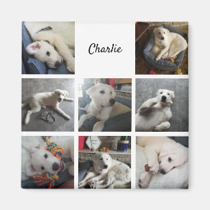 Puppy Photo Collage Cute Pet マグネット
