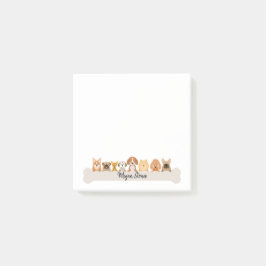 Puppy Post It Notes可愛いDoggyメモ帳 ポストイット