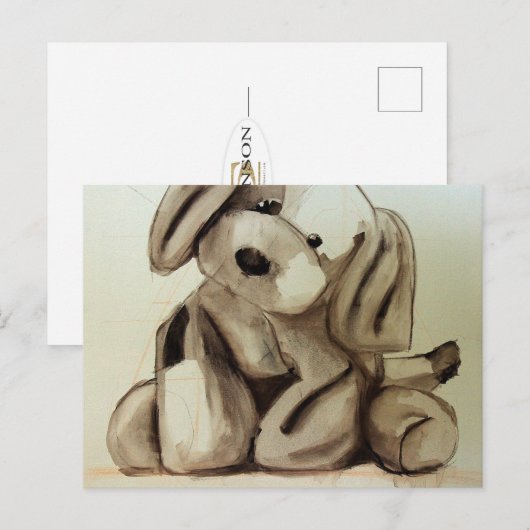 Puppy Postcard ポストカード (正面/裏面)