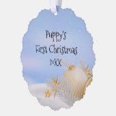 Puppy’s First Christmas Keepsake オーナメントカード (左)