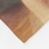 Puppy Taking A Bath Vintage Antique フリースブランケット (角)