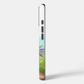 Puppy wearing bow delivering flowers birthday Case-Mate iPhoneケース (裏面 / 左)