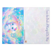 Puppy with Umbrella Notepad ノートパッド (正面)