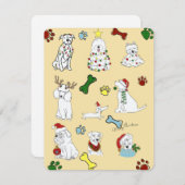 PUPPY XMAS CARD  シーズンカード (正面/裏面)