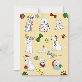 PUPPY XMAS CARD  シーズンカード