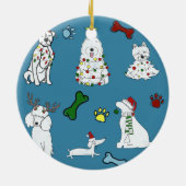 PUPPY XMAS ORNAMENT セラミックオーナメント (裏面)