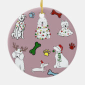 PUPPY XMAS ORNAMENT セラミックオーナメント (裏面)