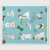 PUPPY XMAS WRAPPING PAPER  ラッピングペーパー (フラット)