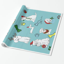 PUPPY XMAS WRAPPING PAPER  ラッピングペーパー