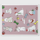 PUPPY XMAS WRAPPING PAPER  ラッピングペーパー (フラット)