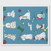 PUPPY XMAS WRAPPING PAPER  ラッピングペーパー (フラット)