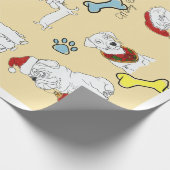 PUPPY XMAS WRAPPING PAPER ラッピングペーパー (角)