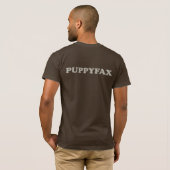 PuppyFaxタン Tシャツ (裏面フル)
