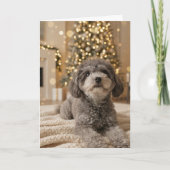 Puppy's First Christmas! - Customizable シーズンカード (正面)