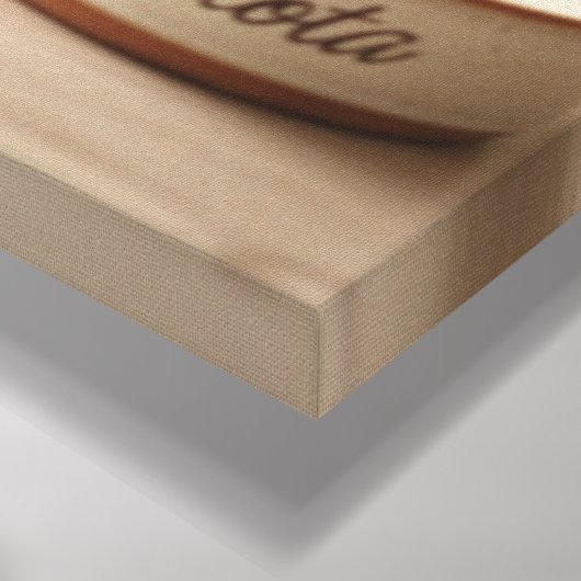 Puppy's First Turkey Day Canvas Print キャンバスプリント (コーナー (底面))