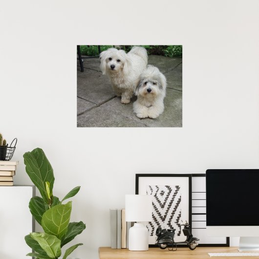 Pupsの油 ポスター (ホームオフィス)