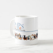 PUPsロゴグッズ コーヒーマグカップ (正面左)