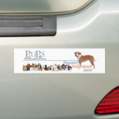 PUPsロゴグッズ バンパーステッカー (車上)