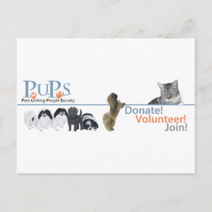 PUPsロゴグッズ ポストカード