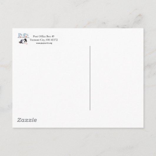 PUPs共感書 ポストカード (裏面)