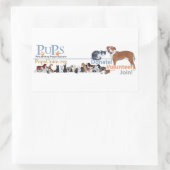 PUPs ロゴ ステッカー (バッグ)