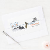 PUPs ロゴ ステッカー ペキニーズ (封筒)