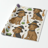 Pups Potion Party - Halloween Magic Theme ラッピングペーパー (アンロールド)