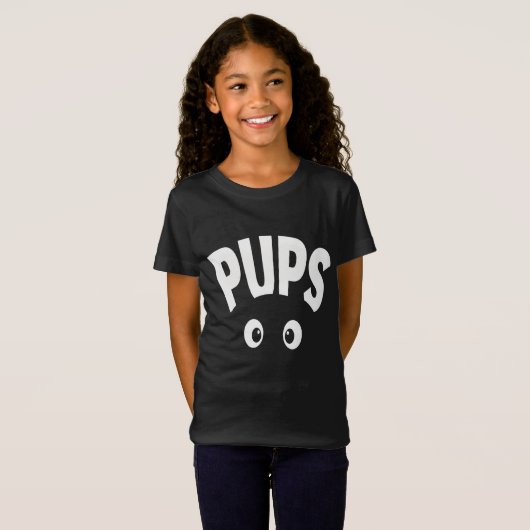 Pups Watching Tシャツ (正面フル)