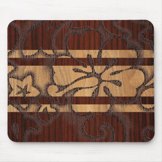 Pupukea Pareauのヴィンテージの波のマウスパッド マウスパッド (正面)