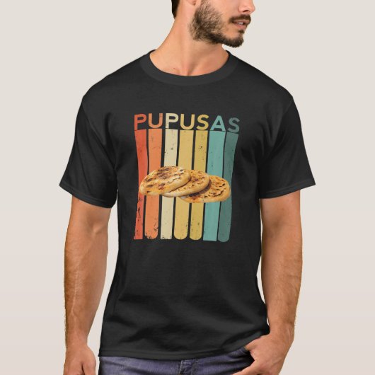 Pupuusas Salvadolian Food El Salvador Vos Puchica  Tシャツ (正面)