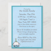 Pupy Birthday Party Beagle Boy Off-Reach Art™ 招待状 (裏面)