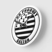 Pur produit Bretagne ラウンド壁時計 (傾斜)