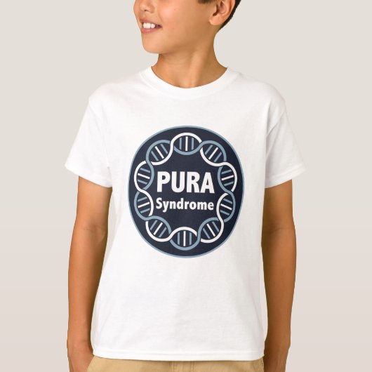 PURAのロゴの衣服の子供のティー Tシャツ (正面)