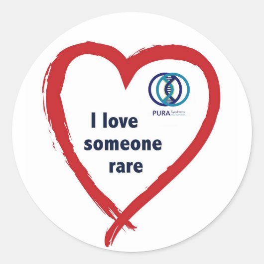 PURAロゴシール（1ページあたり6枚） ラウンドシール (正面)