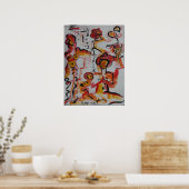 Pura Vida瞑想ポスター ポスター (キッチン)