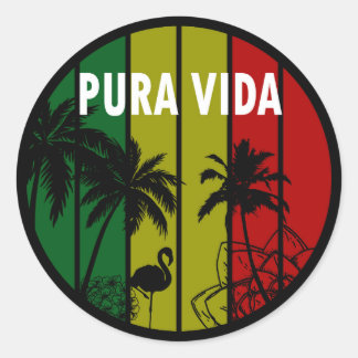 Pura vida ラウンドシール