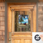 Pura Vida inコスタリカ – 中央アメリカ ウィンドウサイン (ホームデコレーション)