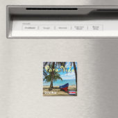 Pura Vida inコスタリカ – 中央アメリカ マグネット (インサイチュ (食洗機))