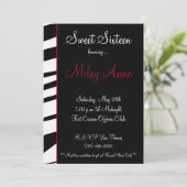 purbeng2のコピー、あなたはsweet 16... 招待状 (スタンド正面)