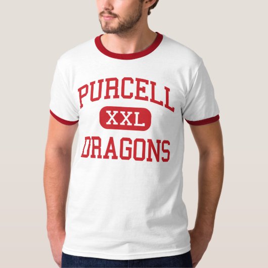 Purcell -ドラゴン-高等学校- Purcellオクラホマ Tシャツ (正面)