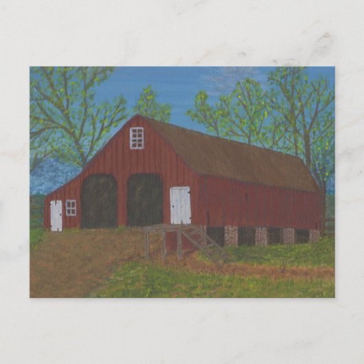 Purcellvilleの納屋 ポストカード (正面)