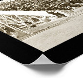 Purdue Wabash Football Photo 1913 ポスター (角)